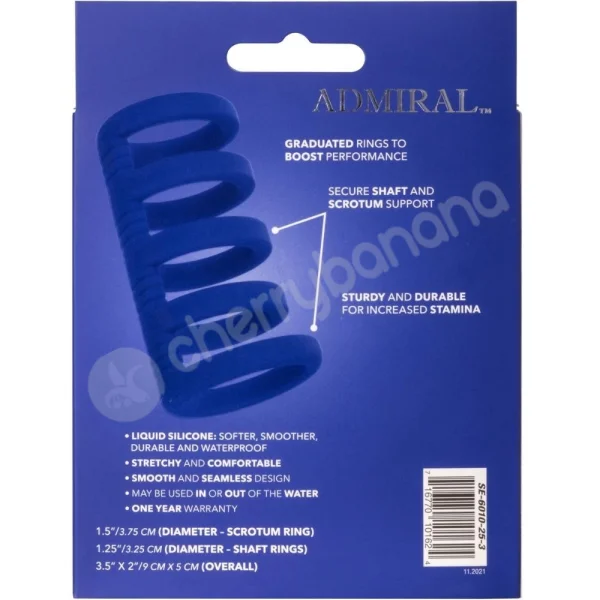 Admiral Xtreme Multi-Ring Cock Cage Penis Enhancer