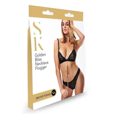 Secret Kisses Golden Bliss Necklace Gold