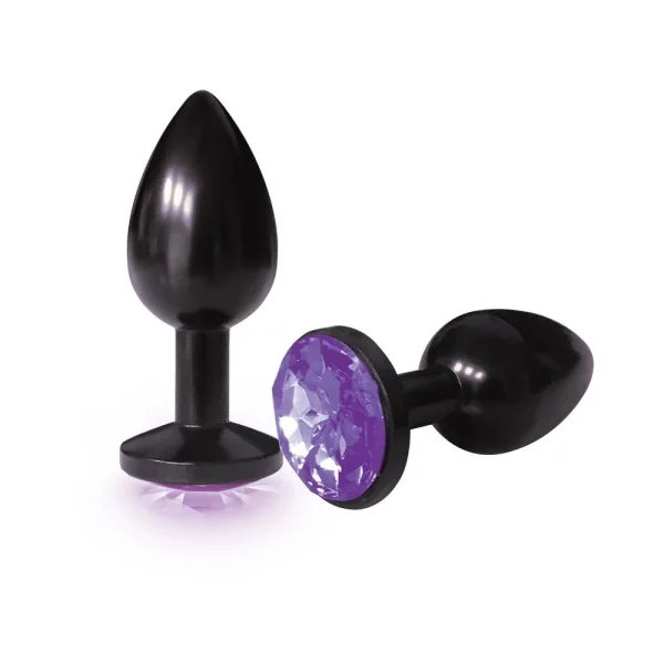 The 9's The Silver Starter Bejeweled Annodized Stainless Steel Plug — image 6 of 9