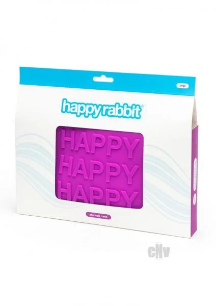 Happy Rabbit HAPPY Large Silicone Zip Storage Case 