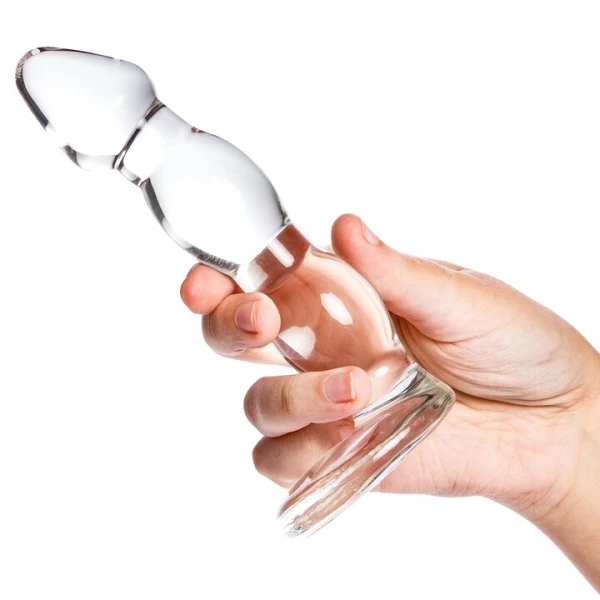 Glacier Glass Iceberg Beaded Dildo – 6.5 Inch — image 5 of 5