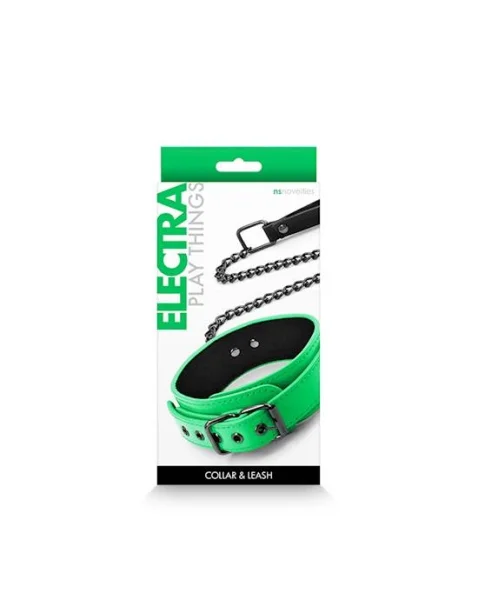 Electra Collar & Leash Green