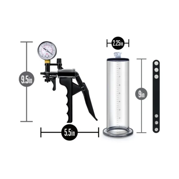 Performance - Vx8 Premium Penis Pump System With Silicone Cock Strap -  Clear — image 5 of 18