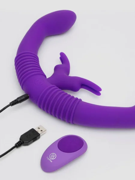 Together Toy Remote Control Dual Motor Couple's Rabbit Vibrator