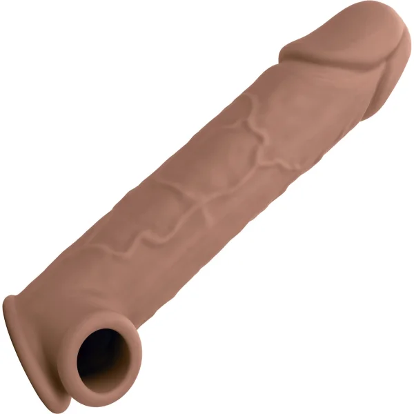 Performance Maxx Life-Like 8" Penis Extension By CalExotics - Chocolate