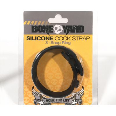 Silicone 3 Snap Cock Ring