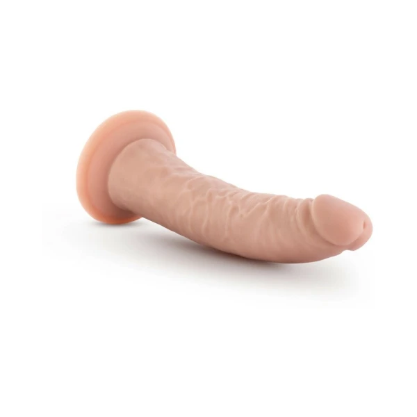 Dr. Skin Glide 7.5" Self-lubricating Dildo Vanilla