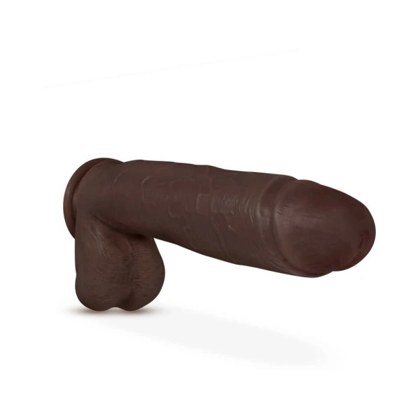 Mr. Mister 10.5 Inches Dildo with Suction Brown