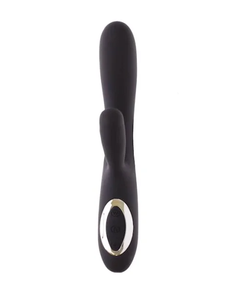 Amore Silicone Rabbit Vibrator - Black — image 8 of 15