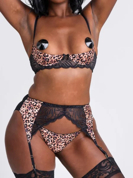 Lovehoney Wild Paradise Leopard Print Bra Set