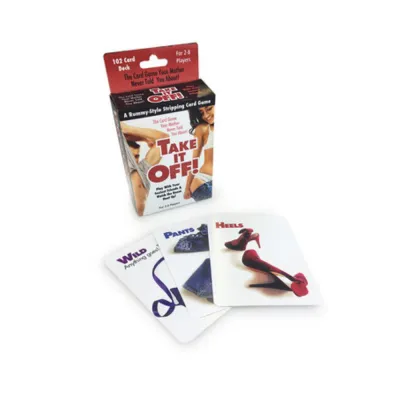 Take It Off Stripping Card Game