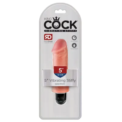 King Cock 5 Vibrating Stiffy Flesh