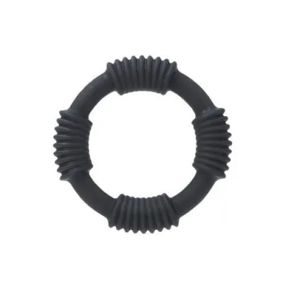 Hercules Silicone Ring Black