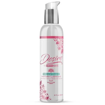 Desire Silicone Based Intimate Lubricant 120ml White pink 4oz