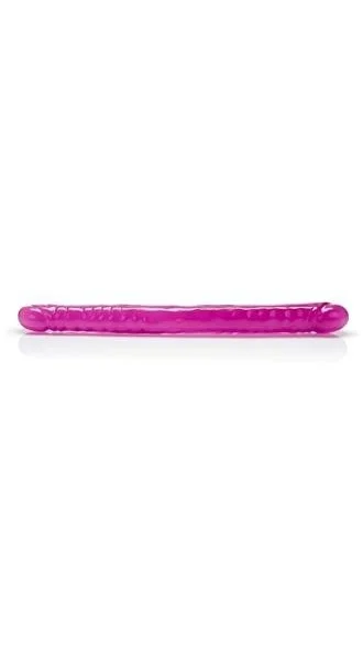 Veined Double Dong AC/DC Heads Grape Purple