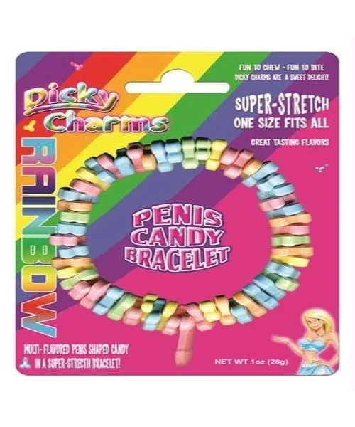 Rainbow Penis Candy Necklace
