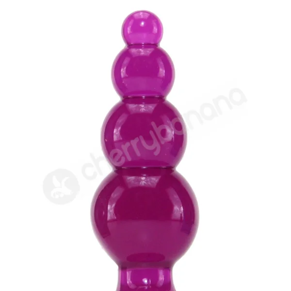 Jolie Ripples Purple Mini Butt Plug