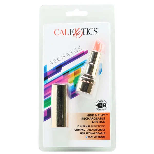 Hide and Play Rechargeable Lipstick - Coral