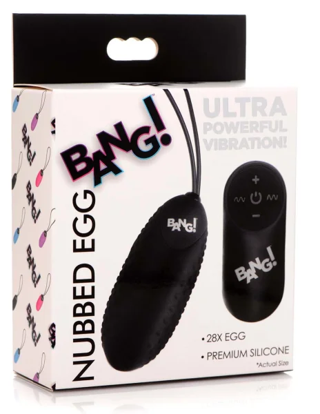 Bang! 28X Nubbed Silicone Egg