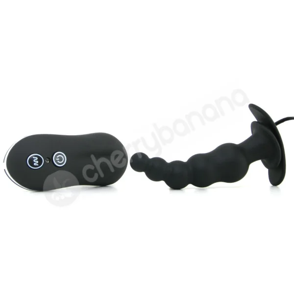 Tinglers I Black Vibrating Butt Plug