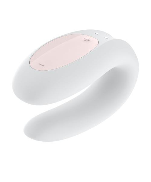 Satisfyer Double Joy Couples Vibrator- White