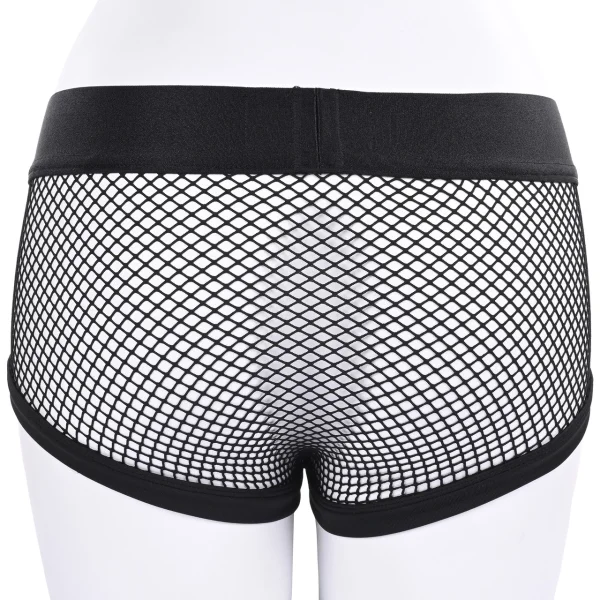 EM.EX. Fit Harness Fishnet Strap-On Harness Brief By Sportsheets - Medium, Waists 25" to 28"