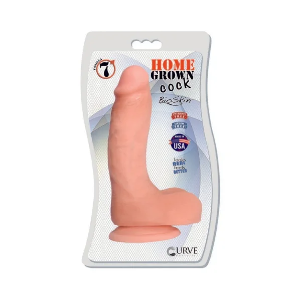 Home Grown 7 inches Bioskin Realistic Cock — image 4 of 11