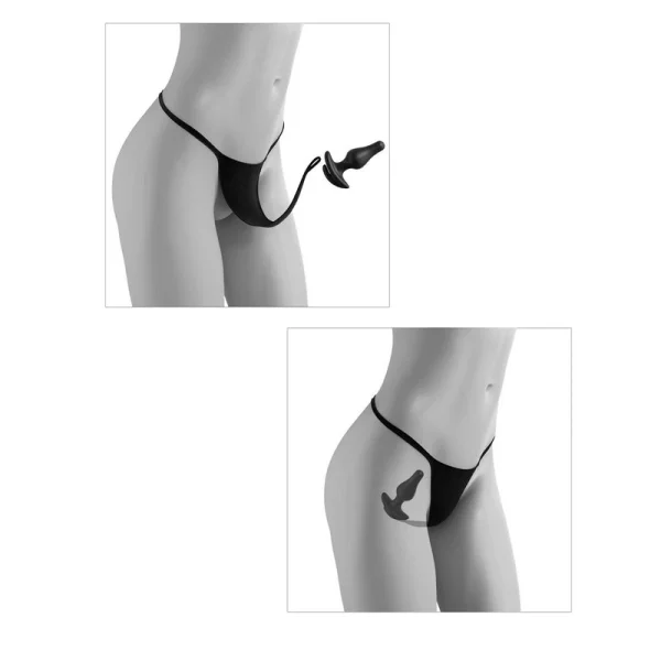 Pipedream Products Hookup Panties Crotchless Love Garter — image 4 of 6