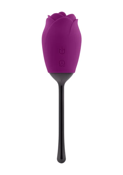 Playboy Pleasure Petal Rechargeable Silicone Clitoral Vibrator - Fuchsia