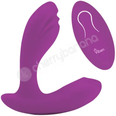 Viben Epiphany Pink 10 Function Remote G spot Vibe with Rollerballs