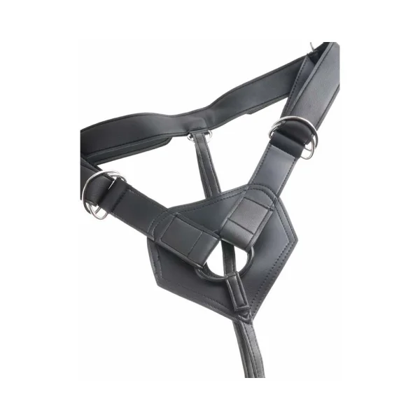 King Cock Strap On Harness with 6 inches Dildo Beige