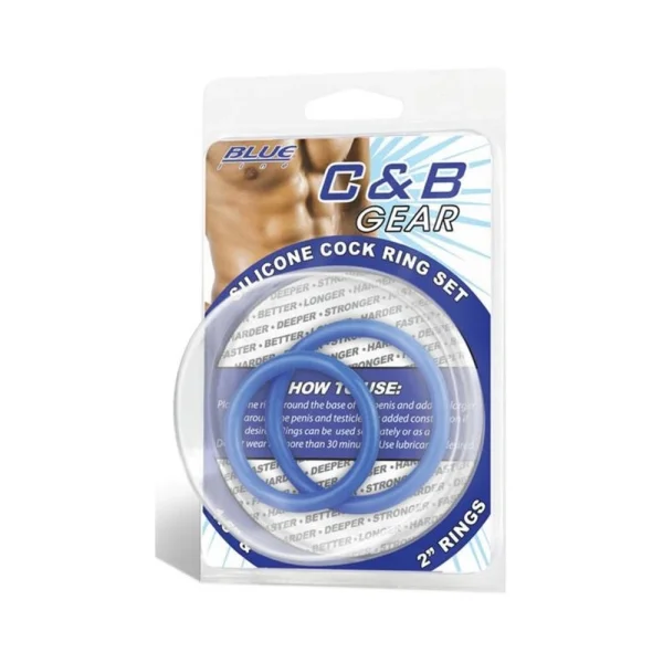 C & B Gear Silicone Cock Ring Set