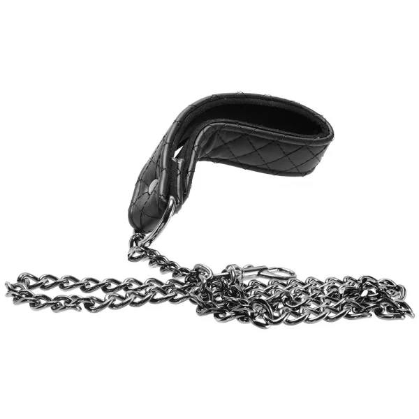 Adam & Eve's Fetish Dreams Collar & Leash - Black