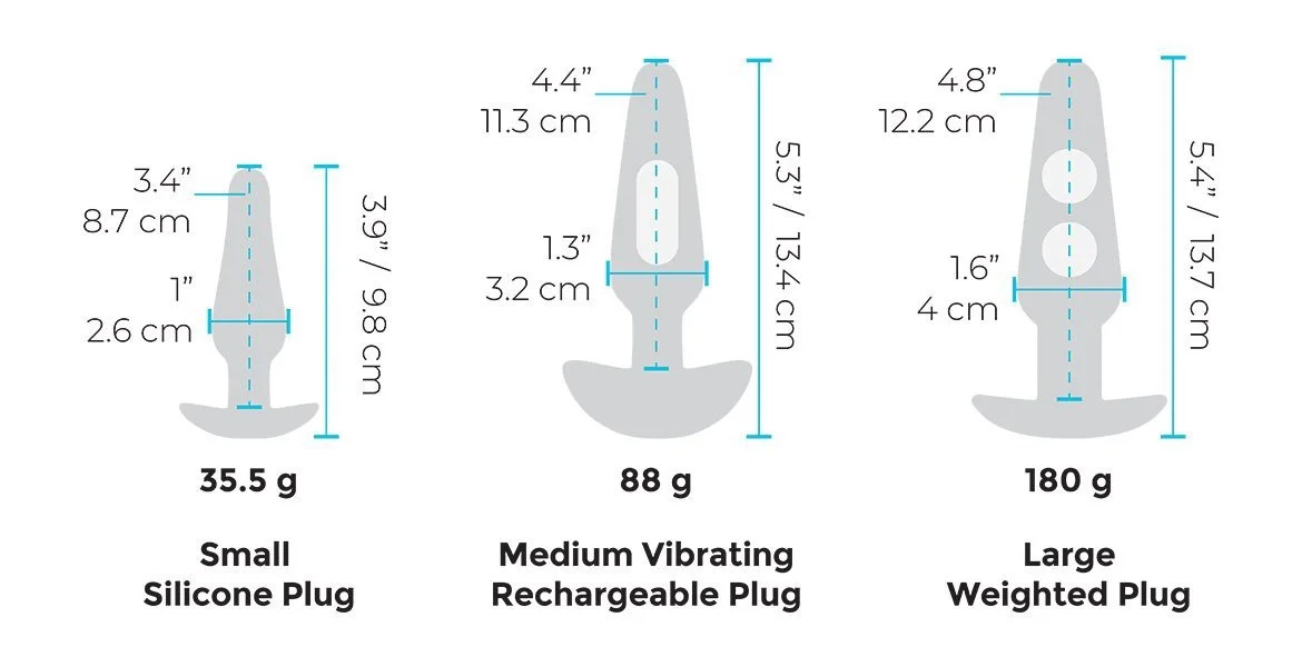 bVibe Anal Training 7 Piece Education Set