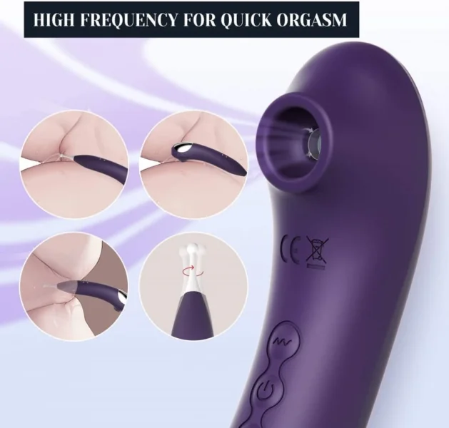 Clitoral Orgasm Pen Purple - Little Sucker — image 7 of 8