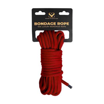 Share Satisfaction Luxury Bondage Rope 10m Red