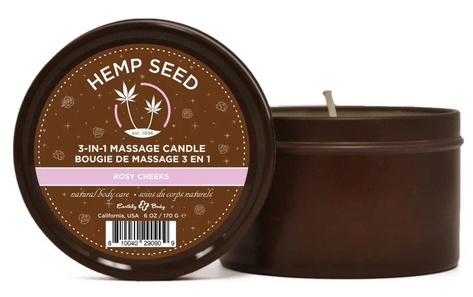 Hemp Seed Holiday Candle - Display