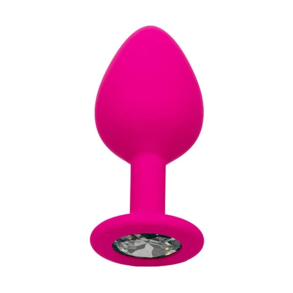 Cheeky Rechargeable Vibrating Gem Detailed Butt Plug Set