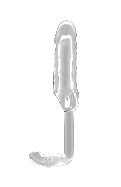 Sono No.38 - Stretchy Penis Extension and Plug - Translucent