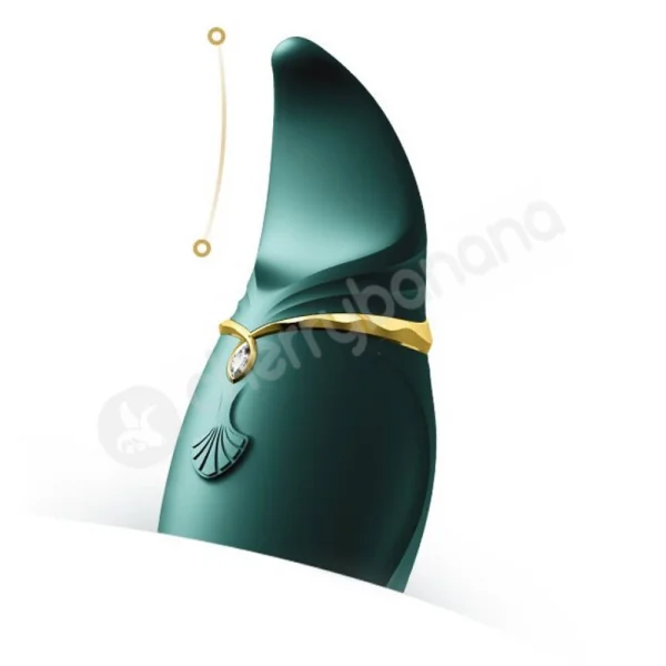 Zalo Hero Jewel Green Licking Motion Clitoral Stimulator