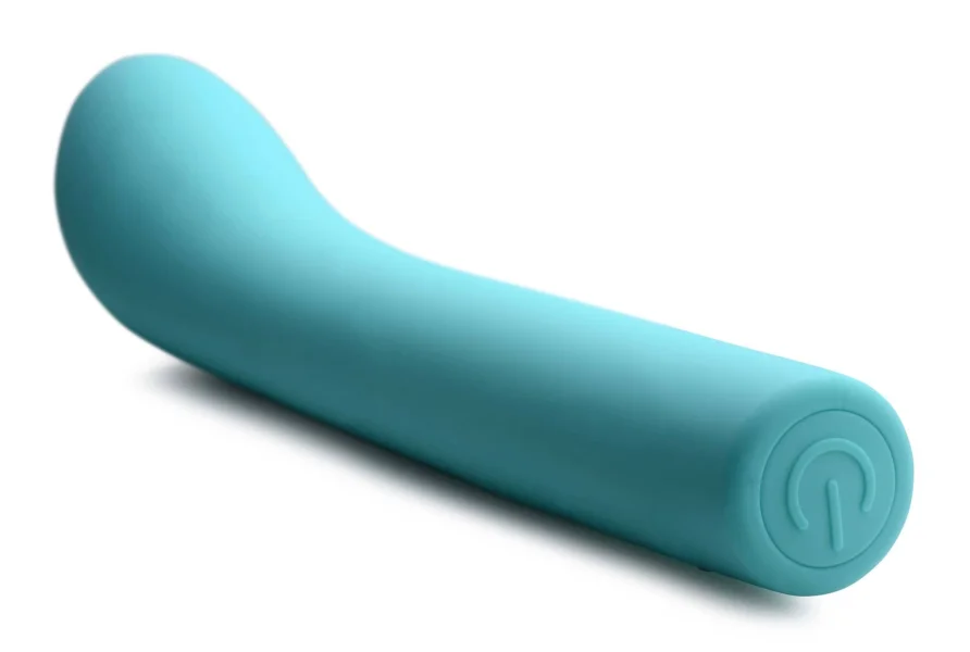 5 Star 9x Come-hither G-spot Silicone Vibrator - Teal