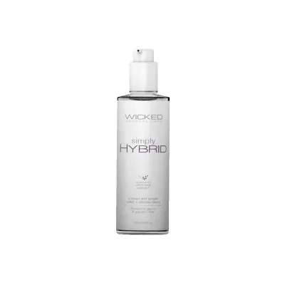 Simply Hybrid Fragrance Free Lube 4oz 120ml