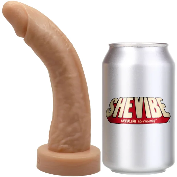 WEE Daddy Dominic 7" Platinum Silicone Realistic Dildo By Dee's Big Daddies - Vanilla