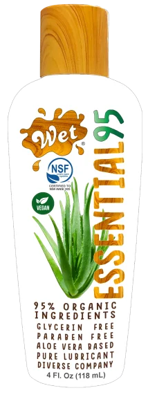Wet Essentials 95% Organic Aloe Vera Based Lubricant