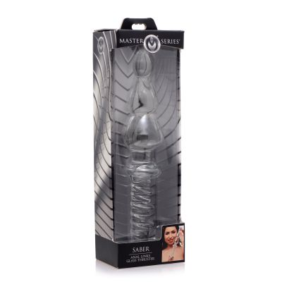 Saber Anal Links Glass Dildo