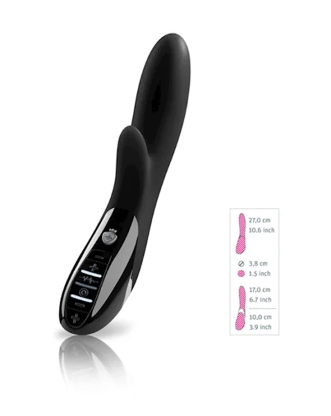 Daring Danny E-stim Vibrator - Black — image 2 of 14