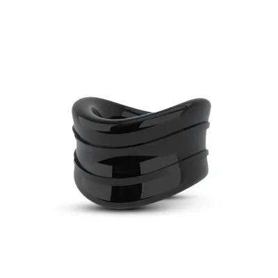 Stay Hard Beef Ball Stretcher Snug 1 Inch Diameter Black