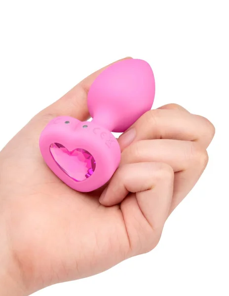 B-Vibe Vibrating Heart Plug S/M — image 7 of 13
