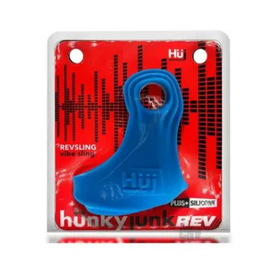 Bullets Discreet Hunkyjunk Revsling Cock Ball Sling With Bullet Vibrator Teal