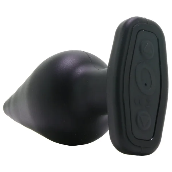 My Secret Remote Vibrating XL Plug - Black - Each